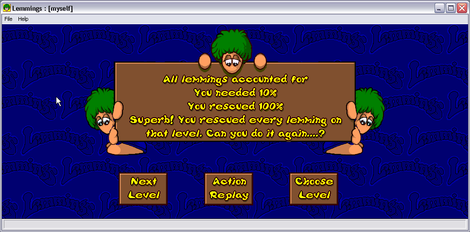 Lemmings &amp; Oh No! More Lemmings