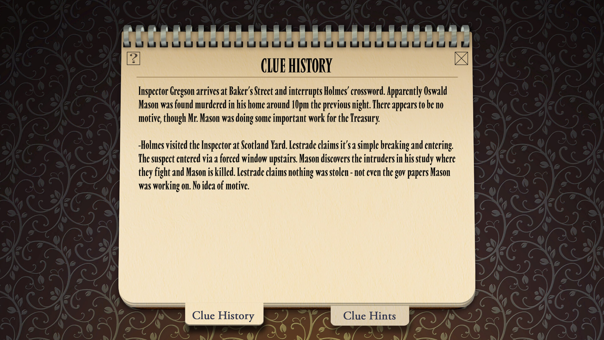 Sherlock Holmes Consulting Detective: The Case of Banker’s Final Debt