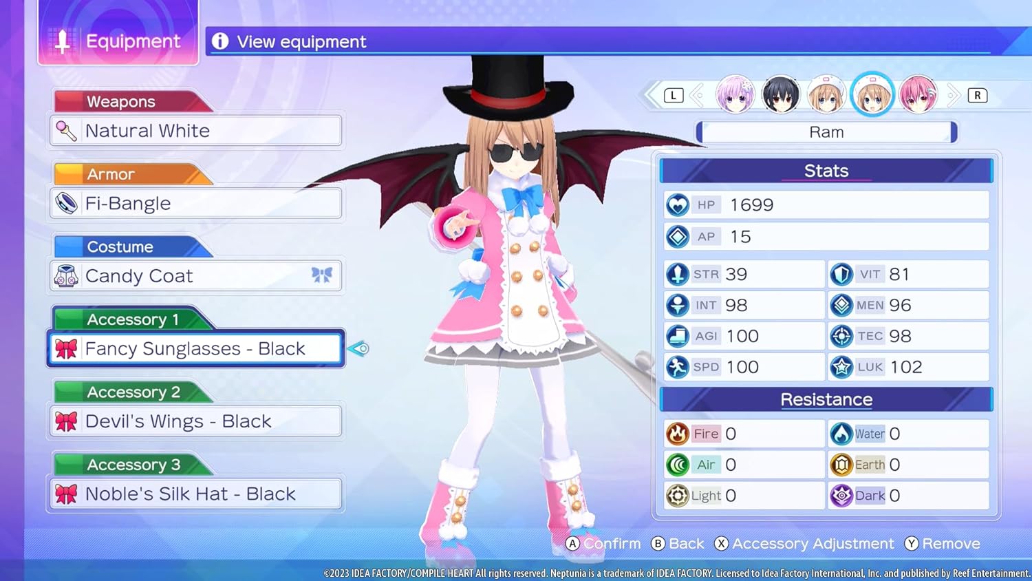 Neptunia: Sisters vs. Sisters – Calendar Edition