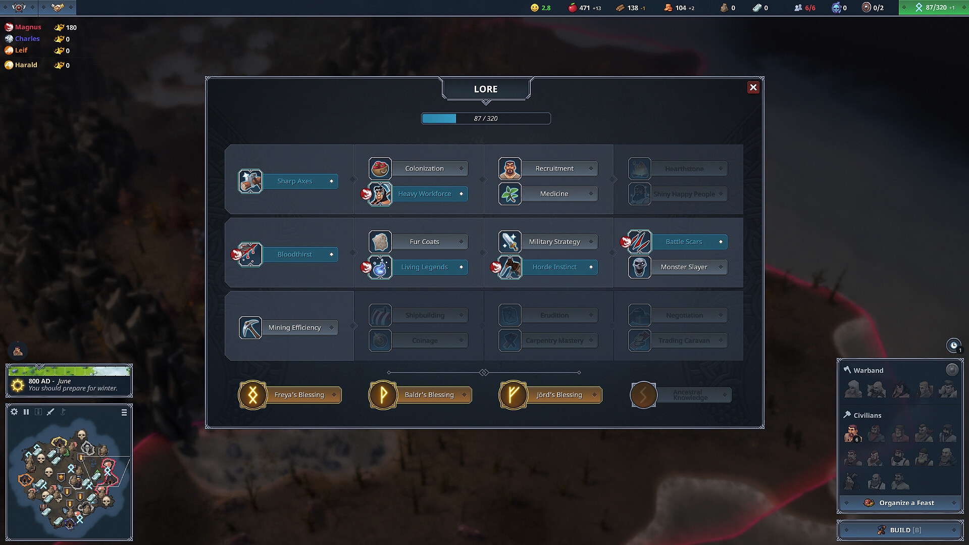 Northgard: Garm, Clan of the Hounds