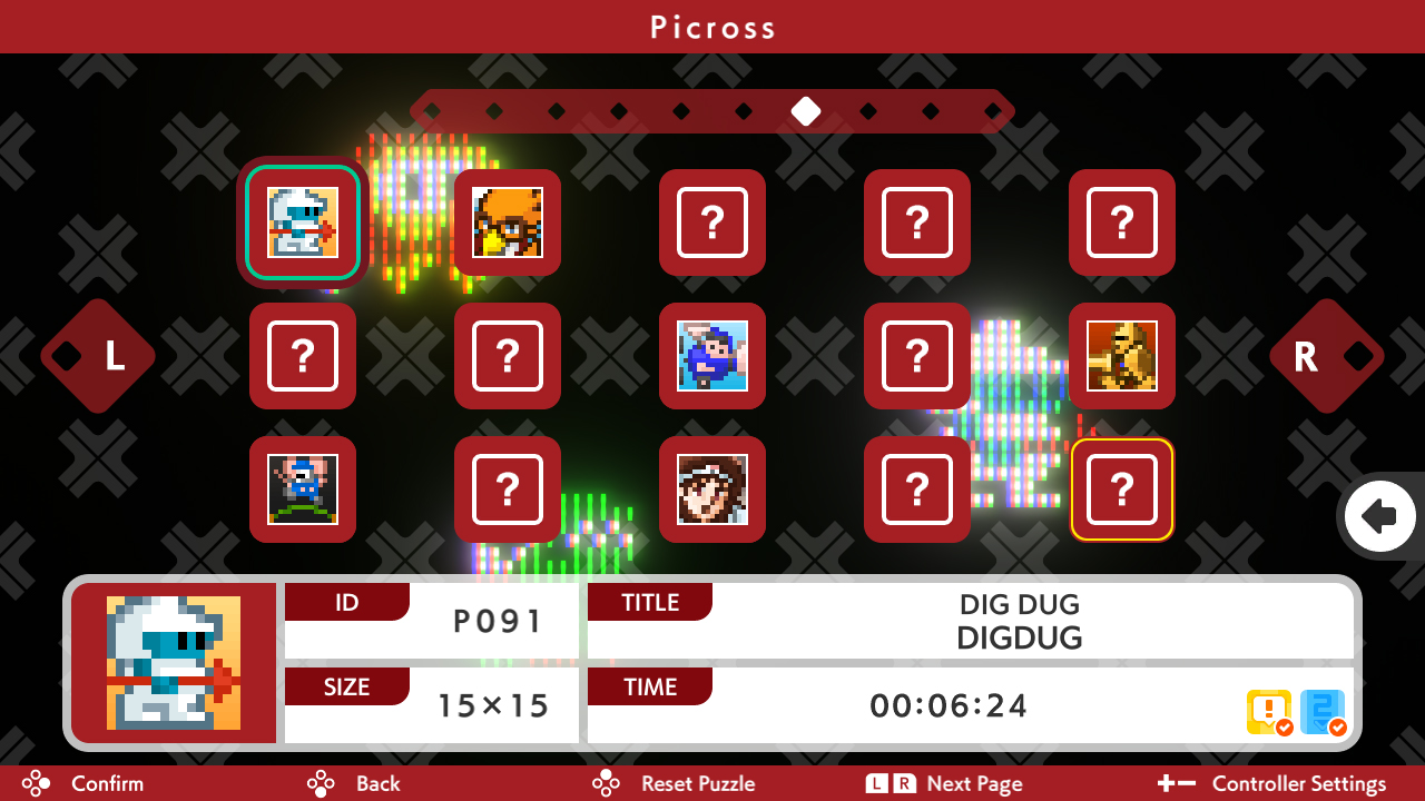 Picross S Namco Legendary Edition