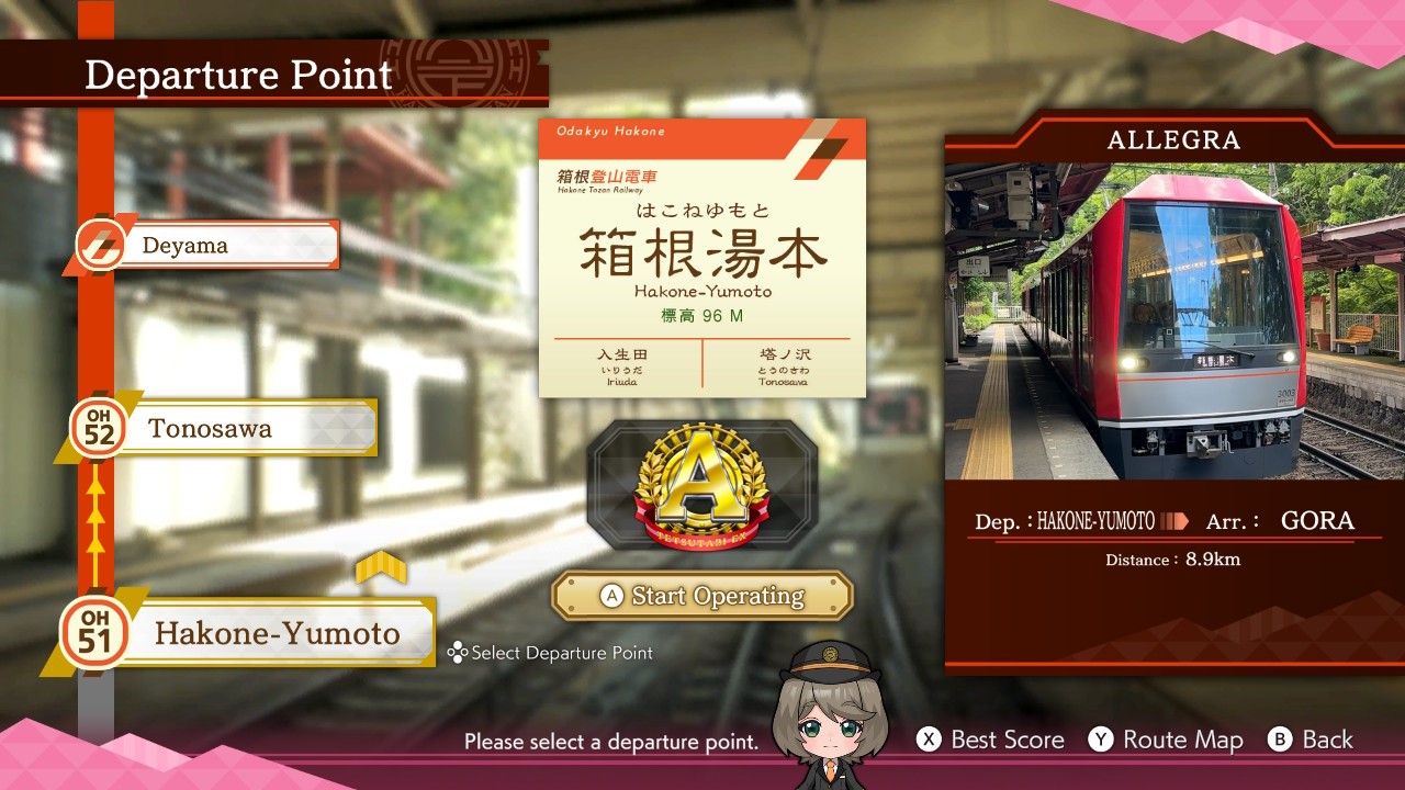 Japanese Rail Sim: Hakone Town of Natural Beauty and Hot Springs
