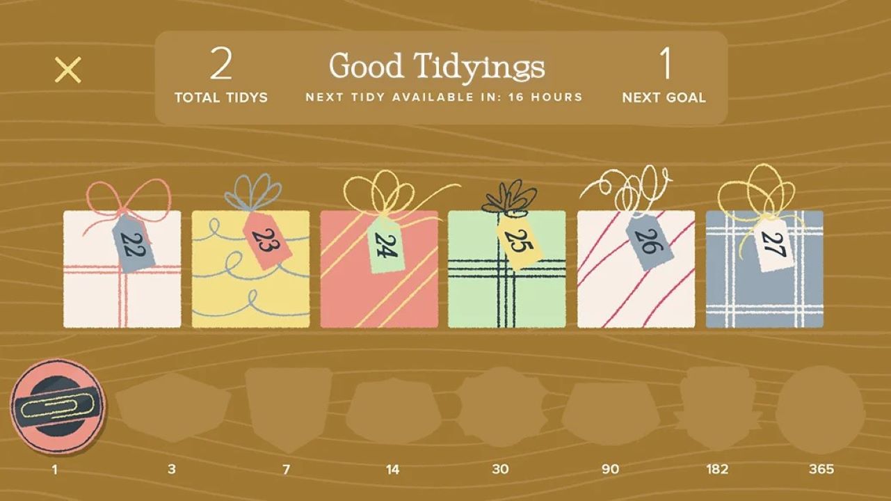 A Little to the Left: Good Tidyings