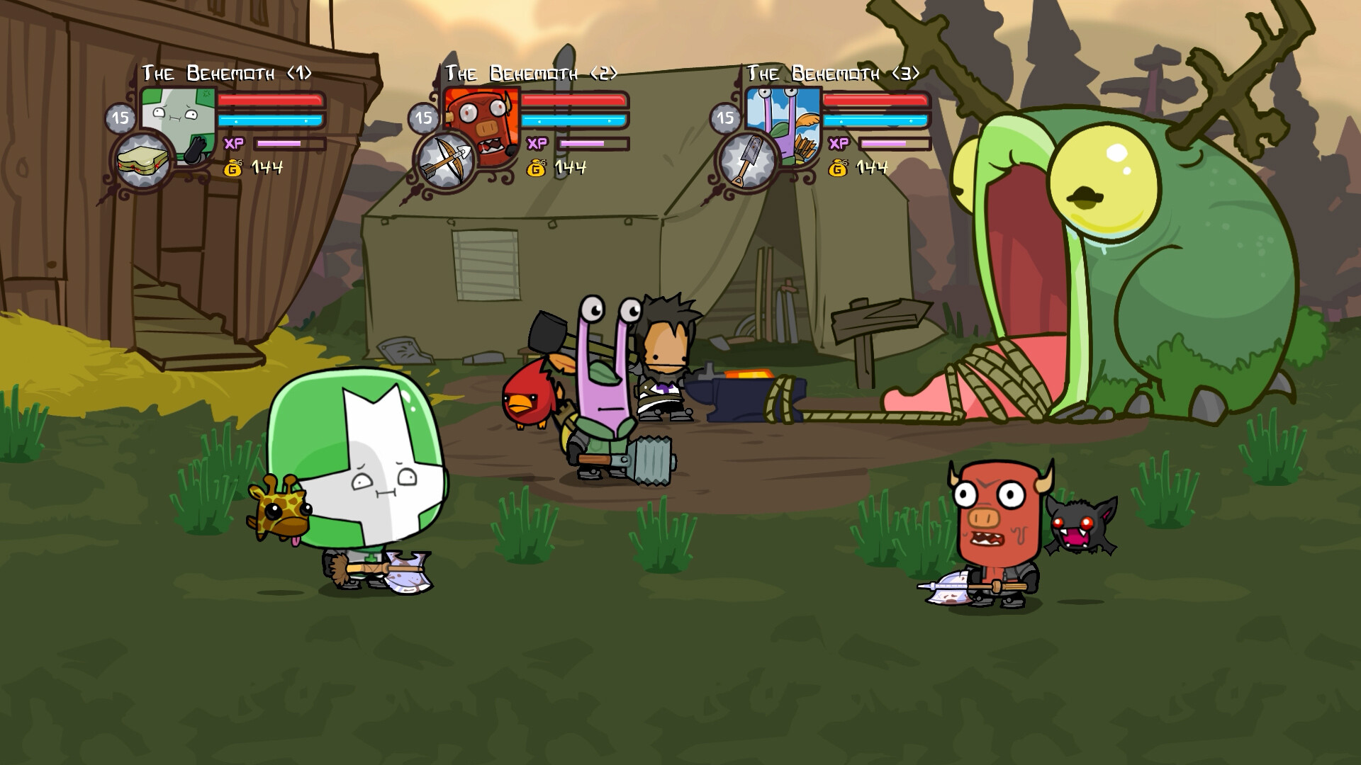 Castle Crashers: Painter Boss Paradise