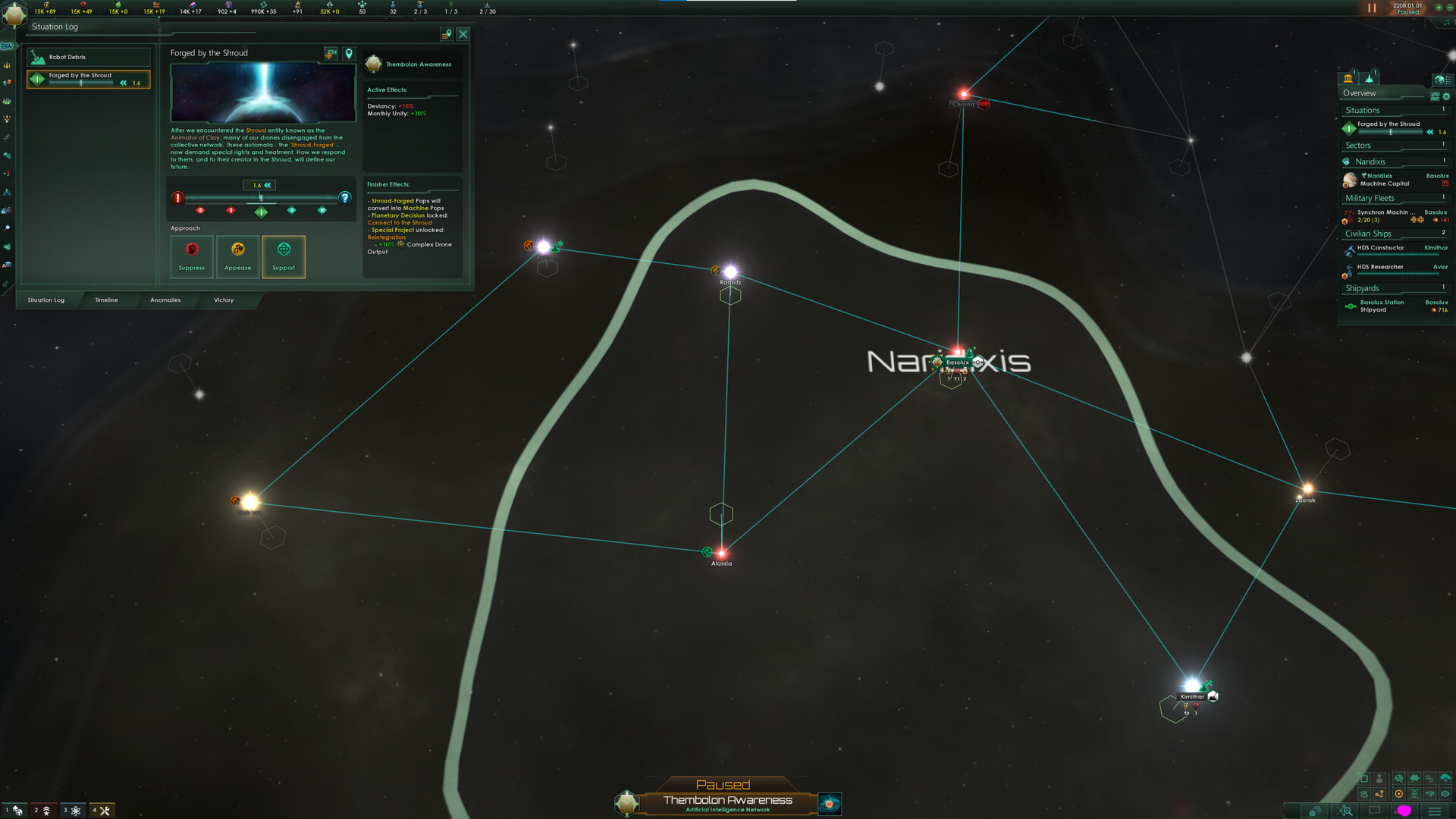 Stellaris: Shadows of the Shroud
