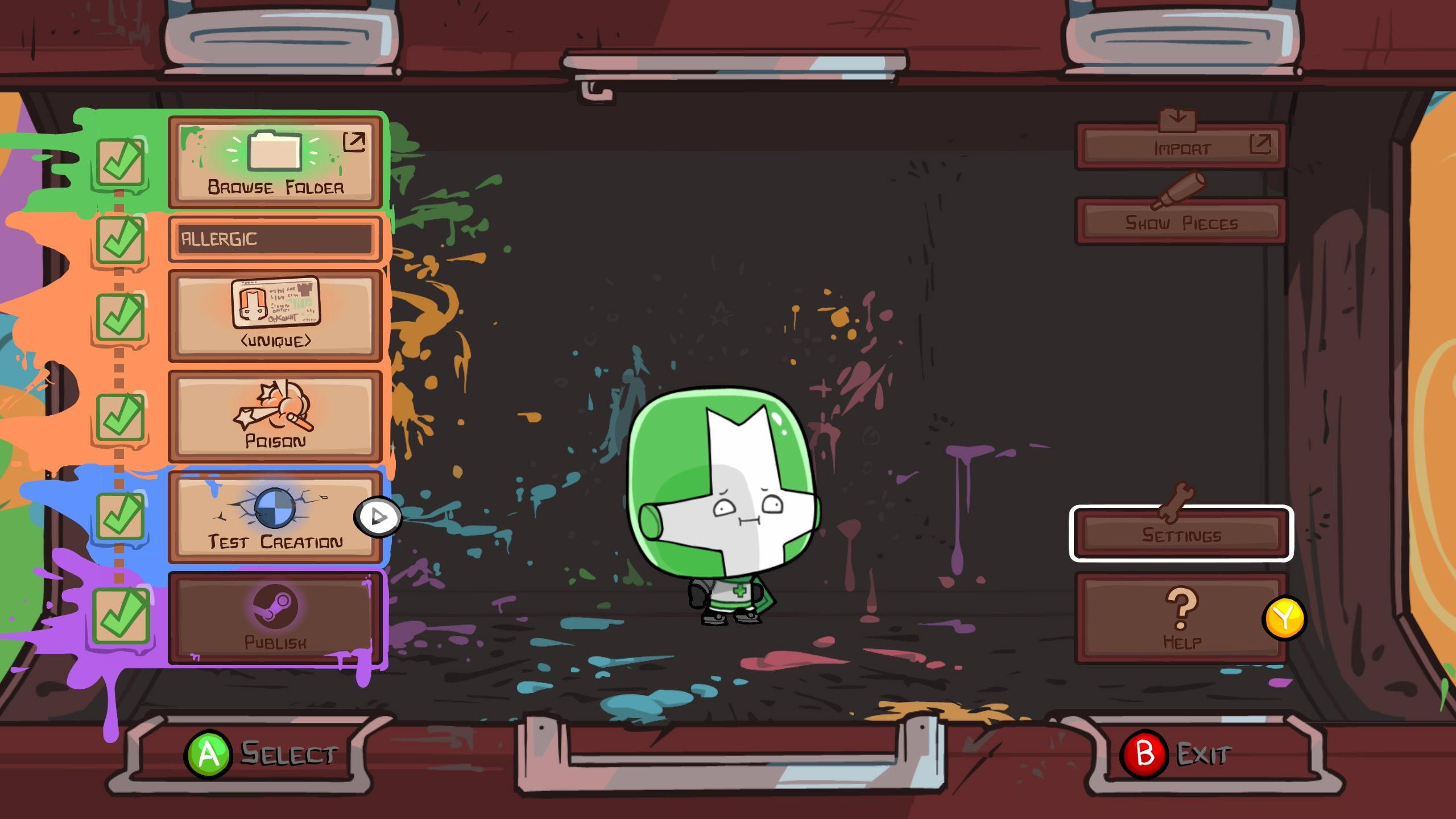 Castle Crashers: Painter Boss Paradise