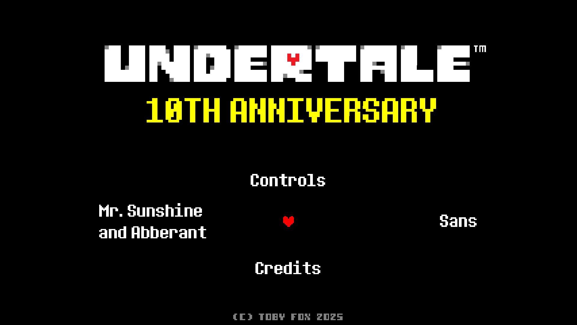 Undertale 10th Anniversary