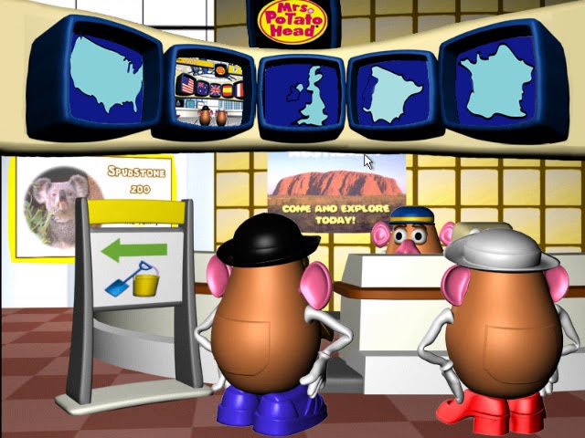Mr. and Mrs. Potato Head Go on Vacation