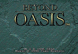 Beyond Oasis