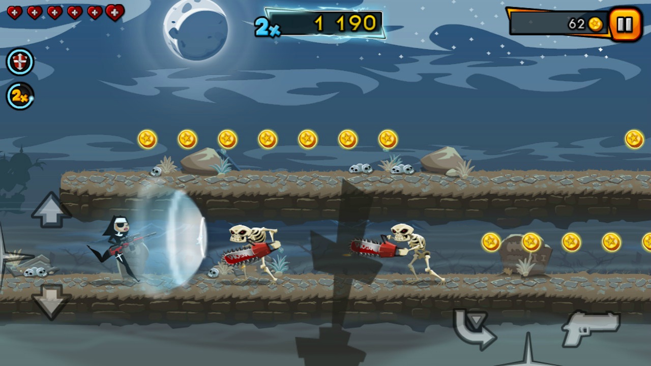 Nun Attack: Run &amp; Gun